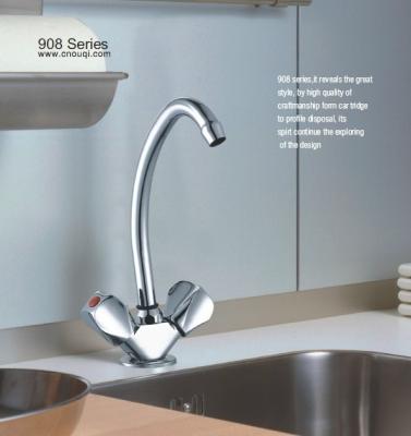 China Thermostatic Faucets Kitchen Sink Faucet/Tap/Mixer with Ridge Iron Spout for sale