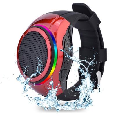 China LED Flashing Light Small LED BT Portable Radio Speakers Wholesale With Turn On, TWS, Siri Voice Command And Wristwatch Function Form for sale