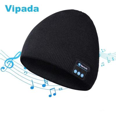 China Beanie Hat Rechargeable Wireless Headphones Winter COMMON Built-in Stereo Speakers V1 Wirreless Hat Harphone Hot Gifts for sale