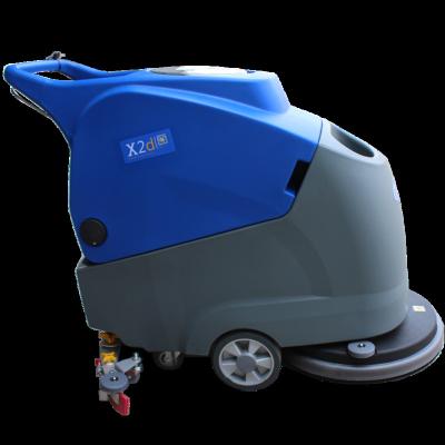 China Hotels Wire Compact Hand Push Floor Scrubber , Small Scrubber Machine for sale