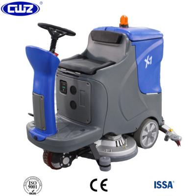 China Hotels CE Approved Automatic Floor Scrubber Machine , Gym Floor Cleaning Machine for sale