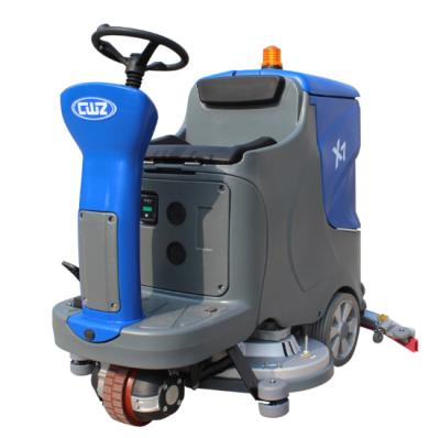 China Critical Cleaning / Residue Free Type Double Brush Electric Floor Cleaning Drive Machine for sale