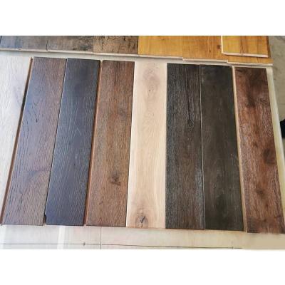 China Modern Alternative Black White European Wooden Household Oak Color Waterproof Wear Resistant Flooring for sale