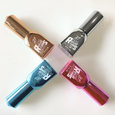 China Popular Private Label OEM ODM Mirror Quick Dry Long Lasting Nail Polish As Gel for sale