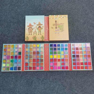 China Wholesale 140 Colors Eyeshadow Dye Palette Waterproof Long Lasting Shimmer Matte Glitter Waterproof Eyeshadow Palette Custom for sale