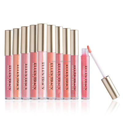 China Eye Piece Beauty Girls Makeup Collection Girls Gift Shimmery Rich Various Colors Lasting Lip Gloss for sale