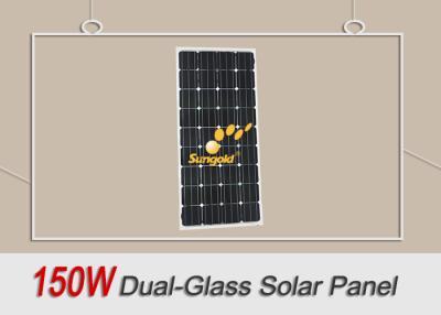 China Dual Glass RV Solar Panels 150w Mono Cells Waterproof  Anti - PID Performance for sale