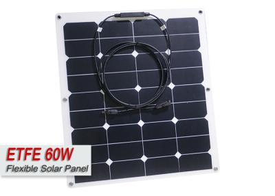 China Waterproof High Efficiency Flexible Solar Panels Easy Carrying 60 Watt Solar Panel for sale