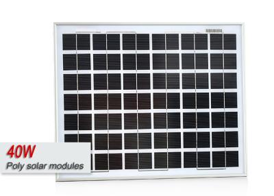 China 40 Watt Sungold Poly Solar Panel Powerful Solar Cell System For Homes  for sale