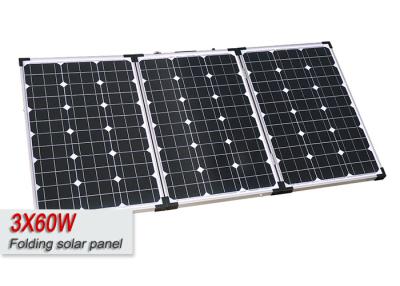 China 180W Portable Solar Power Panels With High Strength Low Iron Toughened Glass for sale