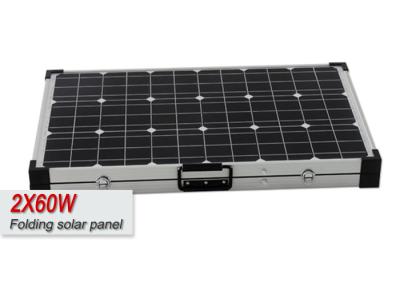 China Folding 120w RV Solar Panels , Motorhome 12V Solar Panel For Car Battery  for sale