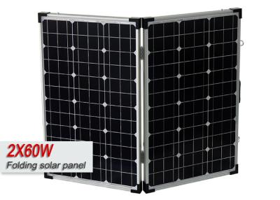 China 120w 18v Outdoor RV Folding Solar Panel Easy To Carry With Mono Cells for sale