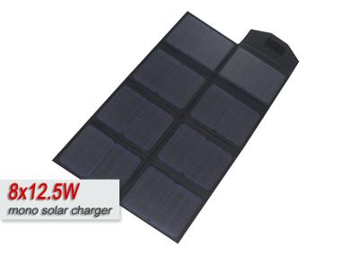 China Portable Folding 100 Watt Solar Battery Charger Lightweight Easy Installation for sale