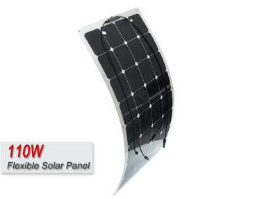 China Bendable High Efficiency Semi Flexible Solar Panel 110 Watt Sunpower Cell for sale