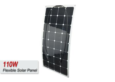 China 110W Semi Flexible RV Solar Panels With Sunpower Monocrystalline Cells Custom Size for sale