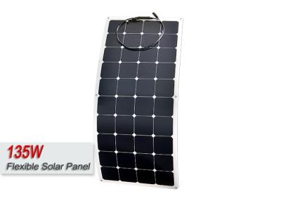 China 18V Bendable TPT 135W Semi Flexible Solar Panel For RV / Cabin Easy Carrying for sale