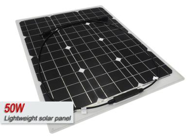 China High Efficiency Lightweight Solar Panels / 50 Watt Flexible Solar Panel  for sale