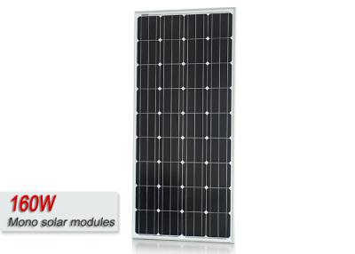 China High Output Waterproof 160 Watt Mono Solar Panels Anti UV With Junction Box for sale