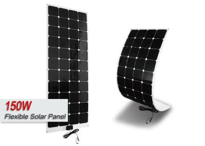 China 160w Semi Flexible Monocrystalline Solar Panel For Motorhomes Easy Installation for sale