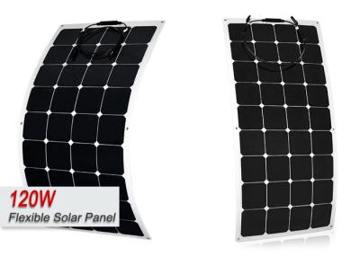 China 120 Watt RV Solar Panels 12v Flexible Portable Solar Power For RV Trailers  for sale