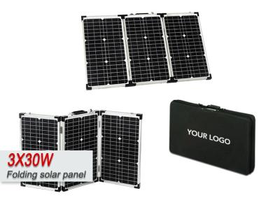 China Mono 90w Portable Foldable Solar Panel For Camping / Boats High Performance for sale