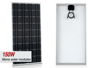 China TPT 150w Monocrystalline Modules Solar Panel Kits With Junction Box IP 67 for sale