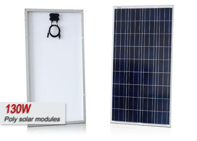 China 130W PV Module Solar Panel On Grid Solar System With Heavy Duty Aluminum Frames for sale