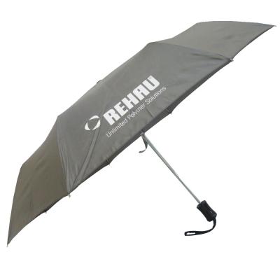 China Wholesale Windproof Pongee Outside Waterproof Windproof Close 3 Fold Automatic Opening Umbrella for sale