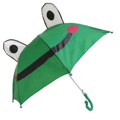 China Light Weight For Kids Top Selling Products 2021 Animal Shape Promotional Gift Small Green Child Umbrella With Ears for sale