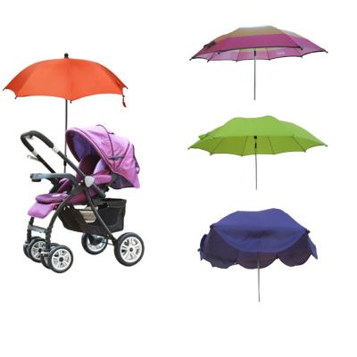 China Safety and Fashion for Baby Kids Baby Sun Shade Colorful Parasol Adjustable Folding Umbrella Stroller for sale