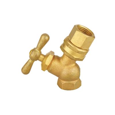 China Modern brass garden water bibcock faucet for sale