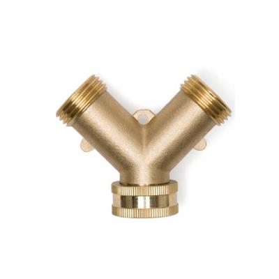 China Heavy Duty Brass Basin Wrench Hose Connector Splitter Garden Faucet for sale