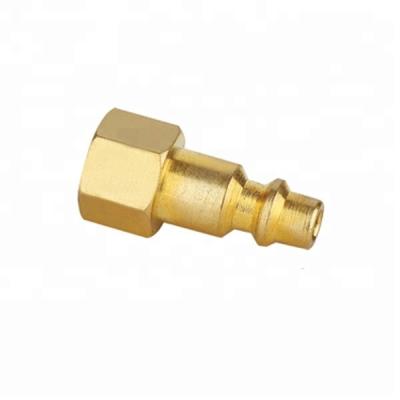 China Industrial Brass Coupling Garden Hose Connection Fittings Plug In Pneumatic Cooper Joint for sale