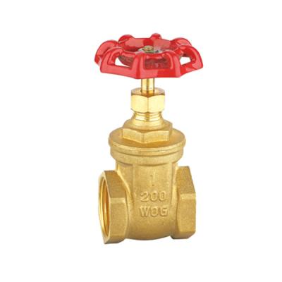 China General 200WOG Brass Forged Iron Handle Water Gate Valve for sale