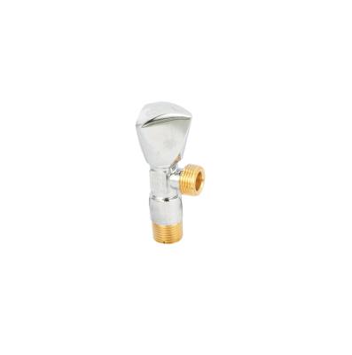 China Low Price Industrial Color Double Brass Thread For Toilet Brass Angle Valve for sale