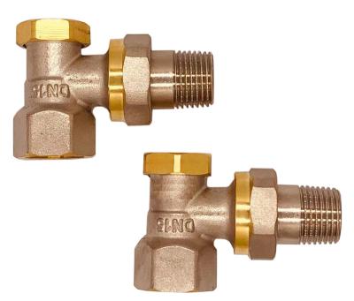 China Thermostatic Valve General High Quality Brass Head Stem Brass Radiator Valve for sale