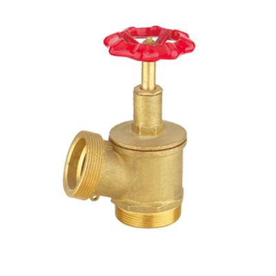 China Brass Industry Angle Landing Fire Hydrant Valve for sale