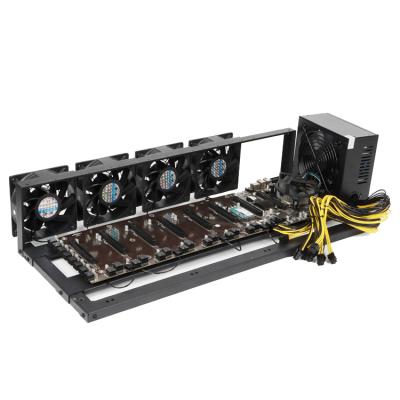 China With New Fan PC Case RTX 1660s 2060s 588 Graphics Cards For 8 GPU Fan Gaming Computer Cases And Towers Server Cases for sale