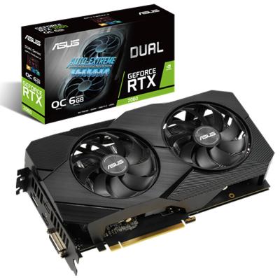 China New ASUS RTX2060-O6GB E-sports Gaming Graphics Card Desktop PC Graphics Cards Computer Gaming Desktop Video Card for sale