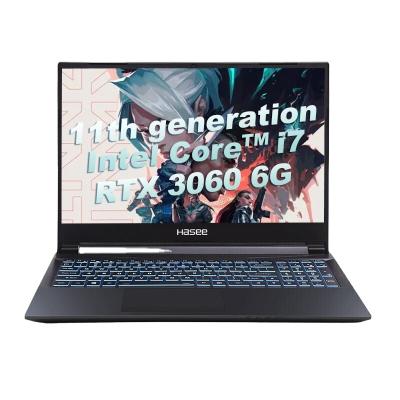 China RTX 3060 6GB GDDR6 Core i7-11800H 8 Core 16 Thread Backlit Keyboard RTX 3060 6GB Discrete Graphics Card Windows 10 Business Laptops for sale