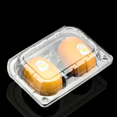 China Recyclable Blister Fruit Packaging Plastic Disposable Food Containers Fruit Kiwi Clamshell Box for sale