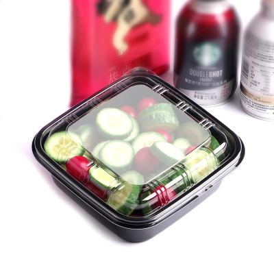 China Recyclable Wholesale Packaging Container Box For Fruit Salad Packaging for sale