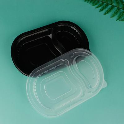 China Eco-friendly Premium Disposable Bento Box With Lid 1 Compartment Food Packing Box for sale