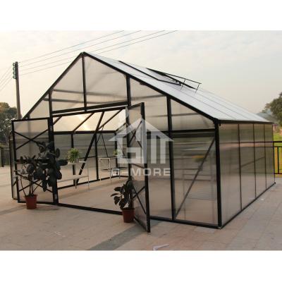 China Easily Assembled G-MORE Titan/Barn Series, 5M Width /4M Length, Super Strong Aluminum Polycarbonate / 10MM Large Commercial Greenhouse (GM32504-B) for sale