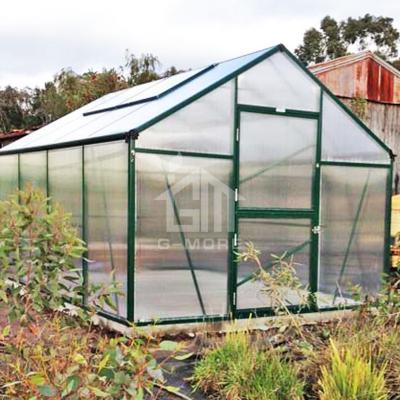 China G-MORE 3M Width /4M 10MM Length Harvest DIY Greenhouse Premium Aluminum Polycarbonate 406 X 306 X 243CM (L X W X H) for sale