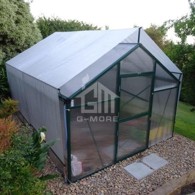 China Easily Assembled 10MM Meters of G-MORE 3 x 4 Polycarbonate Green House for sale