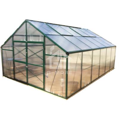 China Easily Assembled Aluminum Polycarbonate Garden Greenhouse House For Sale for sale