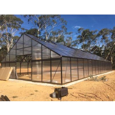 China G-MORE Easily Assembled 7 Meters Width 16 Meters Length Large Scale Commercial Greenhouse for sale