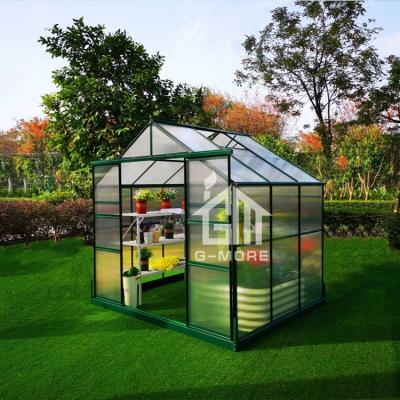 China PC Sheet Commercial Used Prefab Balcony Greenhouse House Sale for sale