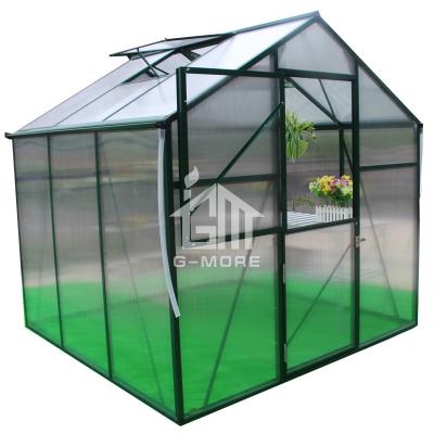 China Easily Assembled 4mm Thick PC Double Wall Free Expandable Greenhouse - 211X210X210CM for sale